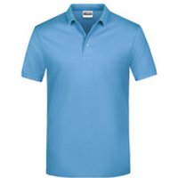 Herren Basic Poloshirt JN792, himmel-blau, Größe 4XL Bild 2