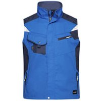 Workwear Weste JN822, königs-blau/navy-blau, Größe M Bild 2