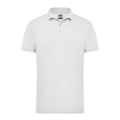 Herren Workwear Poloshirt JN830, weiß, Größe M