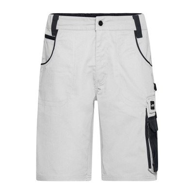 Workwear Shorts JN835, weiß/carbon, Größe 60