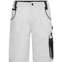 Workwear Shorts JN835, weiß/carbon, Größe 60 Bild 2