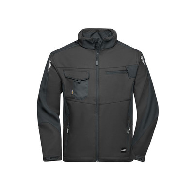 Workwear Softshell Jacke JN844, schwarz, Größe S