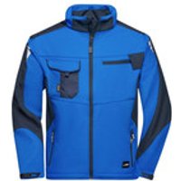 Workwear Softshell Jacke JN844, königs-blau/navy-blau, Größe XL Bild 2
