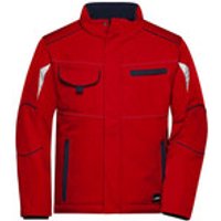 Winter Workwear Softshell Jacke JN853, rot/navy-blau, Größe 5XL Bild 2