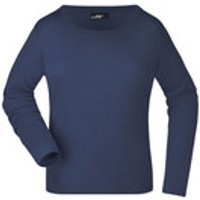 Damen Rundhalsshirt Langarm JN903, navy-blau, Größe 3XL Bild 2