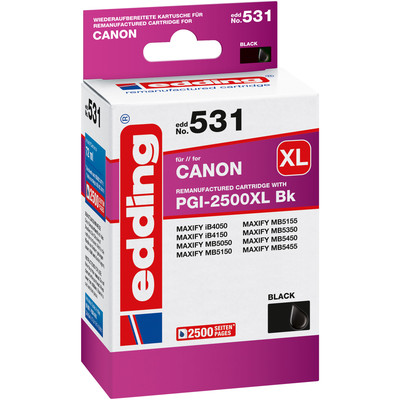 EDD-531 ersetzt Canon PGI-2500XLBk - schwarz - 72 ml