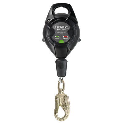 RAPTOR C6, Höhensicherungsgerät, schwarz, Alu, Stahl, KST, PES, 6m