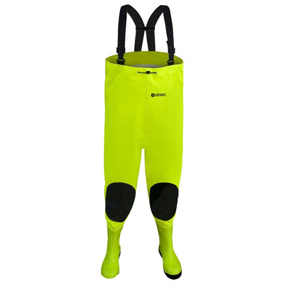 Wathose Hi-Vis mit S5 Sicherheitsstiefel, Größe 44