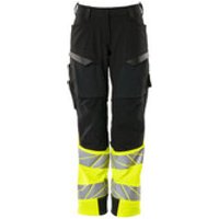 Hose mit Knietaschen ACCELERATE SAFE, Schwarz/hi-vis Gelb, Größe 82C36 Bild 2