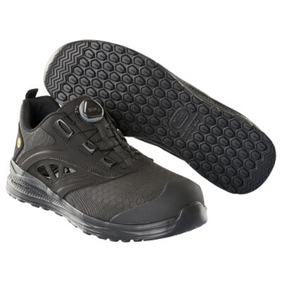 Sicherheitssandale FOOTWEAR CARBON, Schwarz/Schwarz, Größe 1046