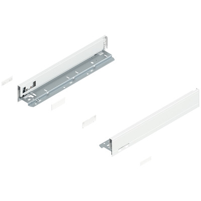LEGRABOX Zarge, Höhe N (66.5 mm), NL=400 mm, links/rechts, für LEGRABOX pure, seidenweiss matt