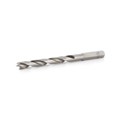 Holzspiralbohrer-Bits lang HSS-G, AØ 4mm, Nutzlänge 50mm, Schaft C6,3, Gesamtlänge 75 mm