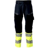 21479-281 Hose mit Knietaschen, schwarzblau/hi-vis gelb, 90C62 Bild 2