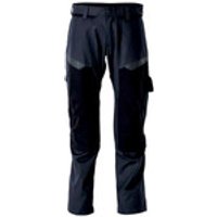 21579-281 Hose mit Knietaschen, schwarzblau/hi-vis gelb, 90C56 Bild 2
