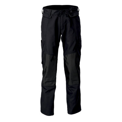 21879-330 Hose mit Knietaschen, schwarz, 82C68
