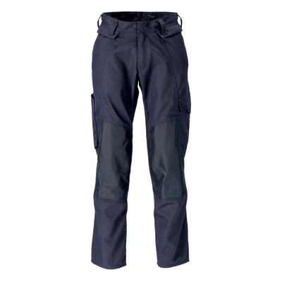 21879-330 Hose mit Knietaschen, schwarzblau, 82C45
