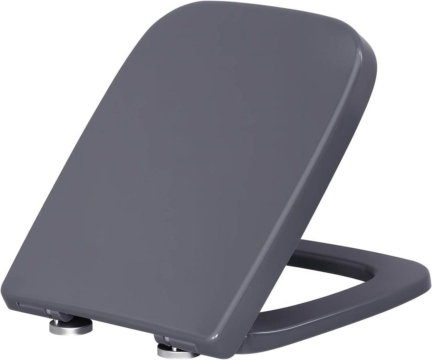 Woltu WC-Sitz (1-St), mit Absenkautomatik Duroplast Softclose Antibakterielle Bild 4