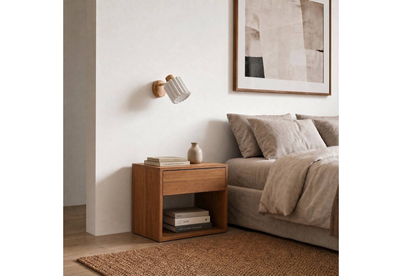 Lindby Wandstrahler Shiloh, Holz IP20, 1 x 10 W LED Bild 5