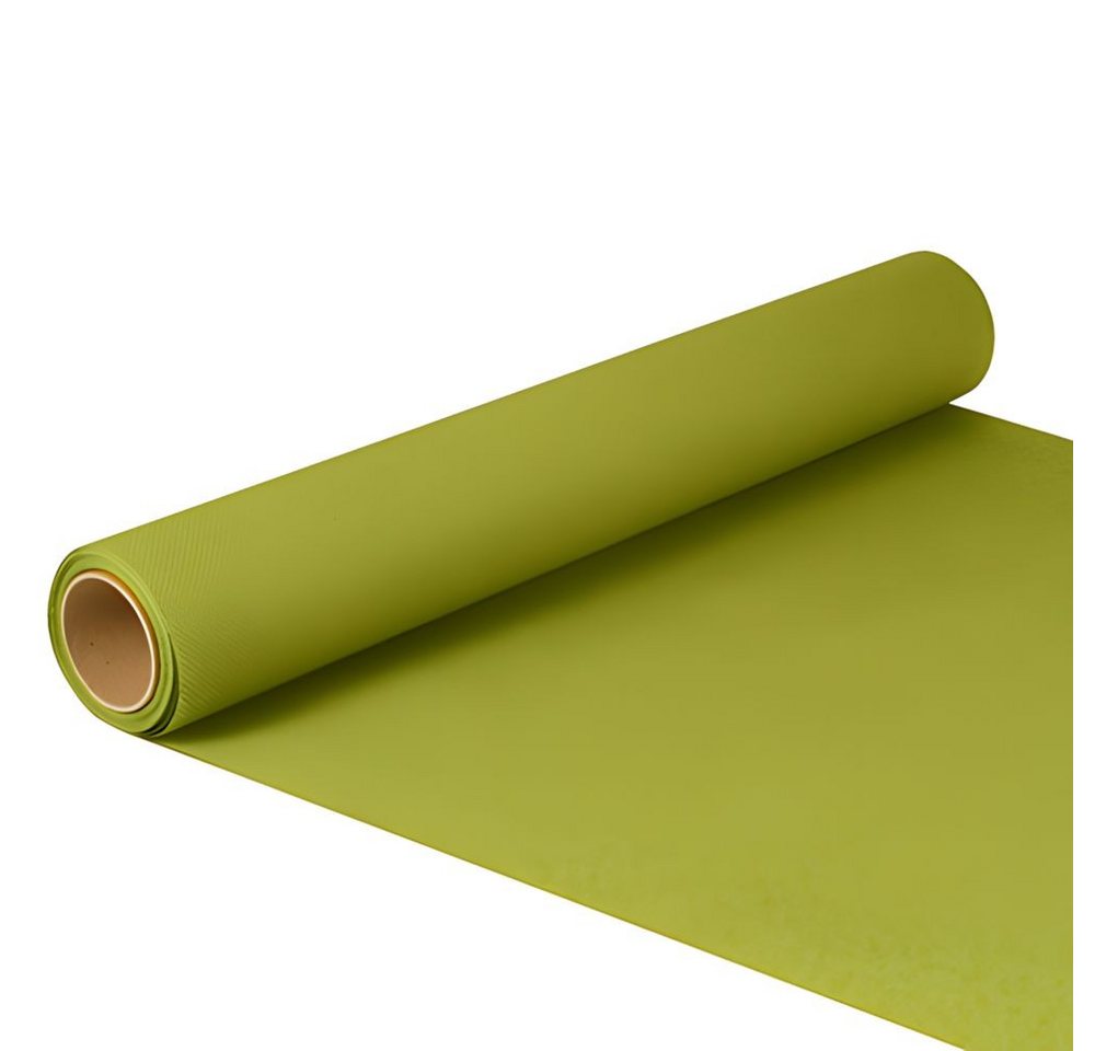 PAPSTAR Tischläufer Tischläufer, Tissue ROYAL Collection 5 m x 40 cm olivgrün