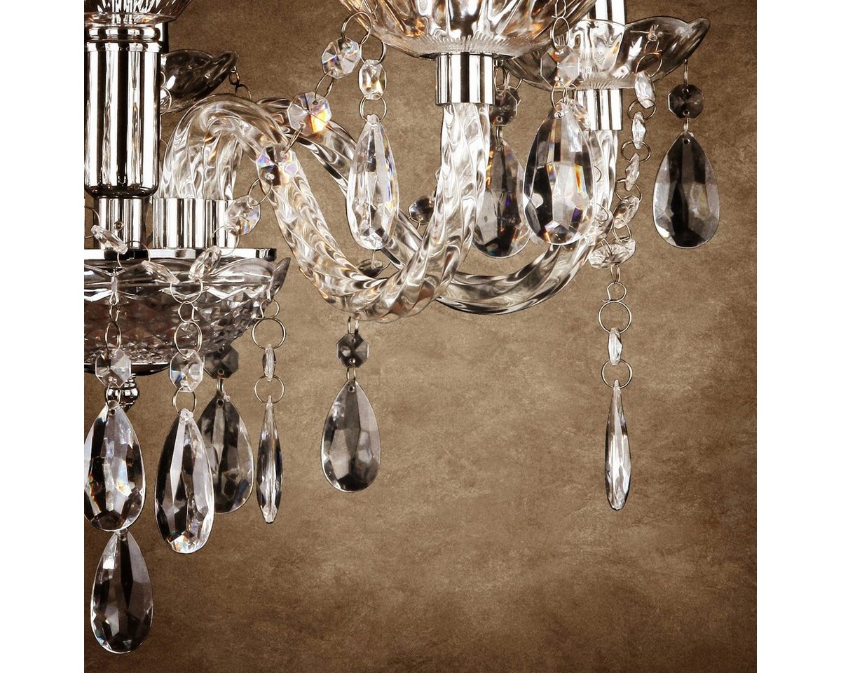 lux.pro Kronleuchter, Beleuchtung, ohne Leuchtmittel, »Elegance« Ø 52 cm mit Kunstkristallen Bild 2