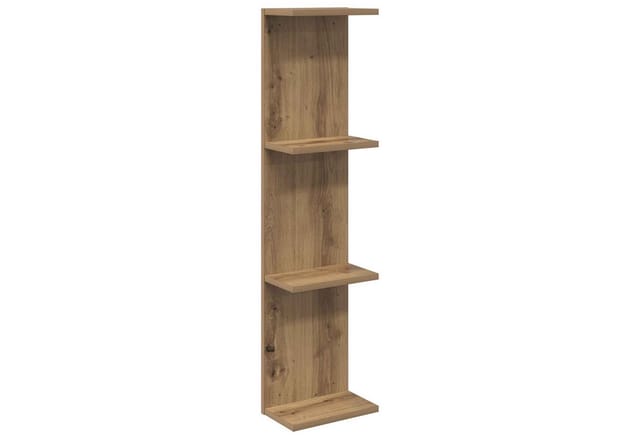vidaXL Regal Wandregal Artisan-Eiche 22 x 15 x 100 cm Holzwerkstoff, 1-tlg.