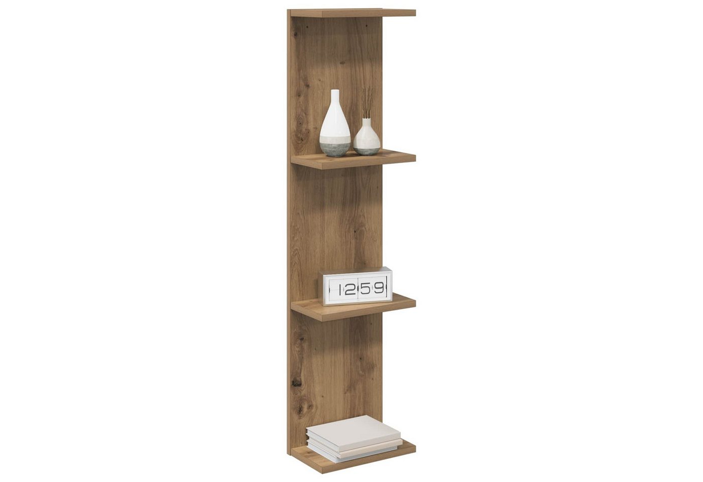 vidaXL Regal Wandregal Artisan-Eiche 22 x 15 x 100 cm Holzwerkstoff, 1-tlg. Bild 4