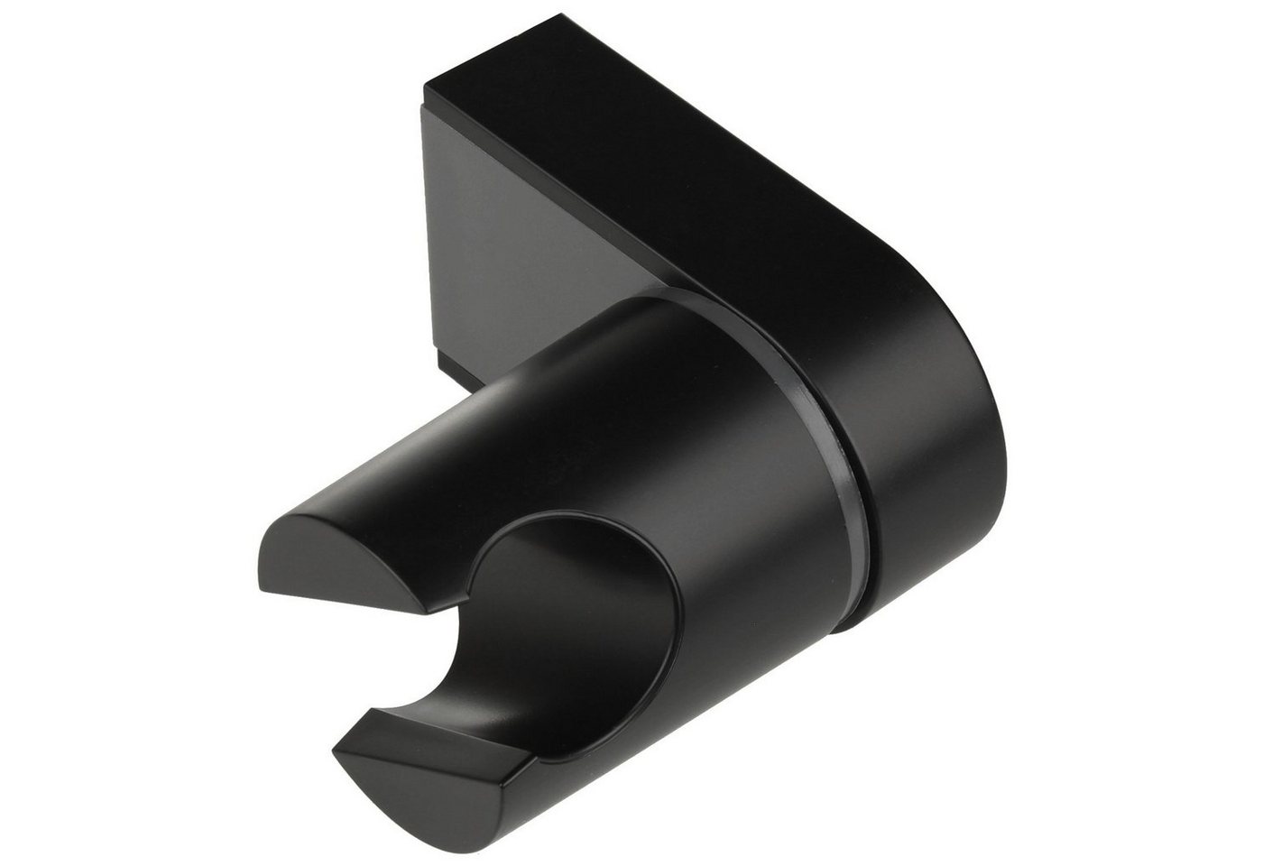 Sanixa Brausehalter Halterung für Handbrause Brausekopfhalterung schwarz matt Brausehalter, Brausehalter schwarz matt Wandhalterung Handbrause Duschkopfhalterung