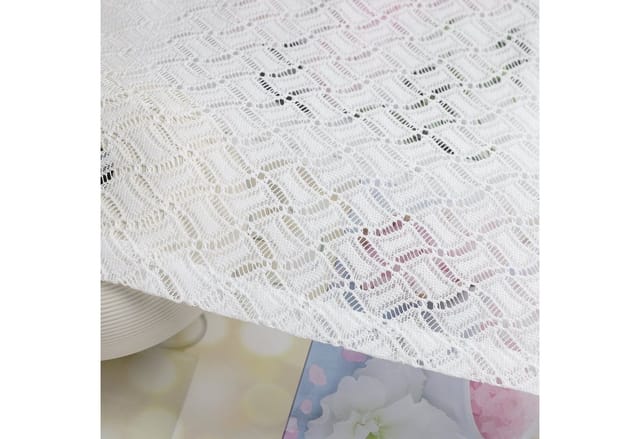 Joyswahl Raffrollo Silke, mit Schlaufen, Gardinenstange, freihängend, Jacquard-Raffgardine mit V Schlaufen Design Landhaus, Küche
