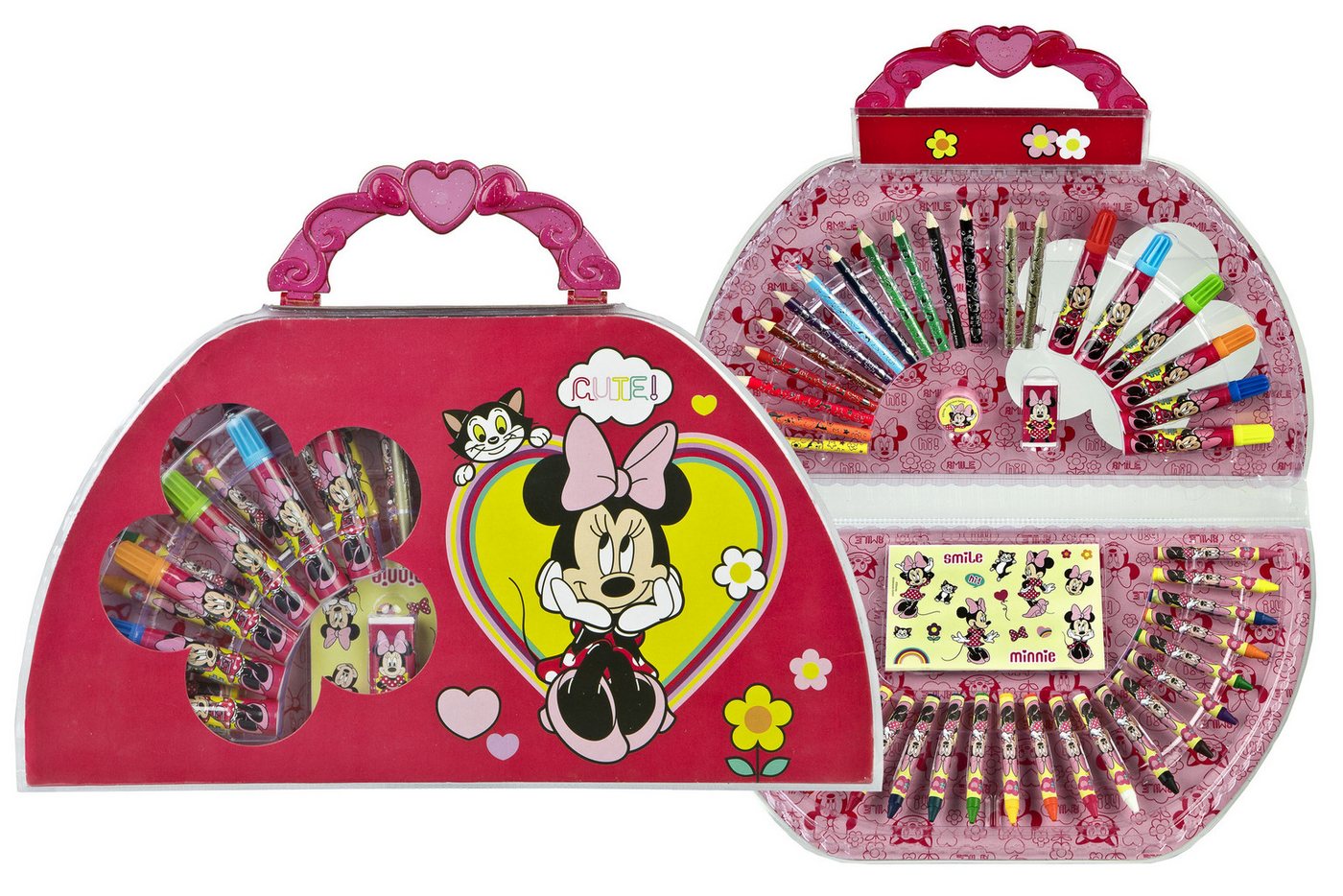 Disney Minnie Mouse Farbkasten Malset Farbset Zeichnungsbox - Das perfekte Kreativpaket für Kinder Bild 2