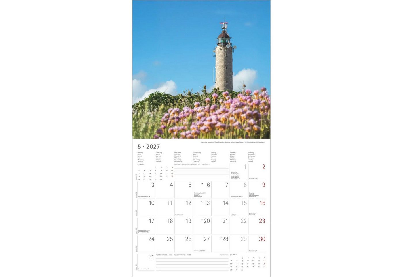 Wandkalender Leuchttürme 2027 Bild 5