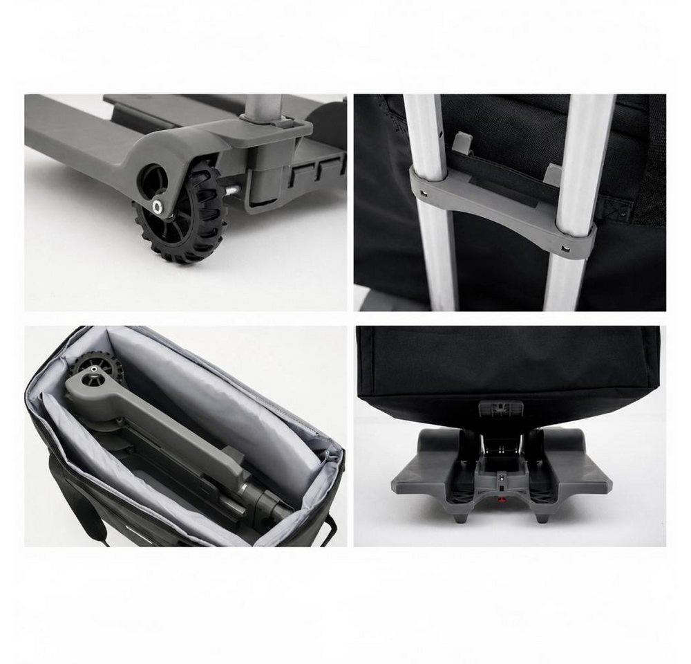 Hobby Gift Nähmaschinen-Trolley - mit Teleskopstange stabilen Profil-Rollen Standfüße, ohne Inhalt Bild 3
