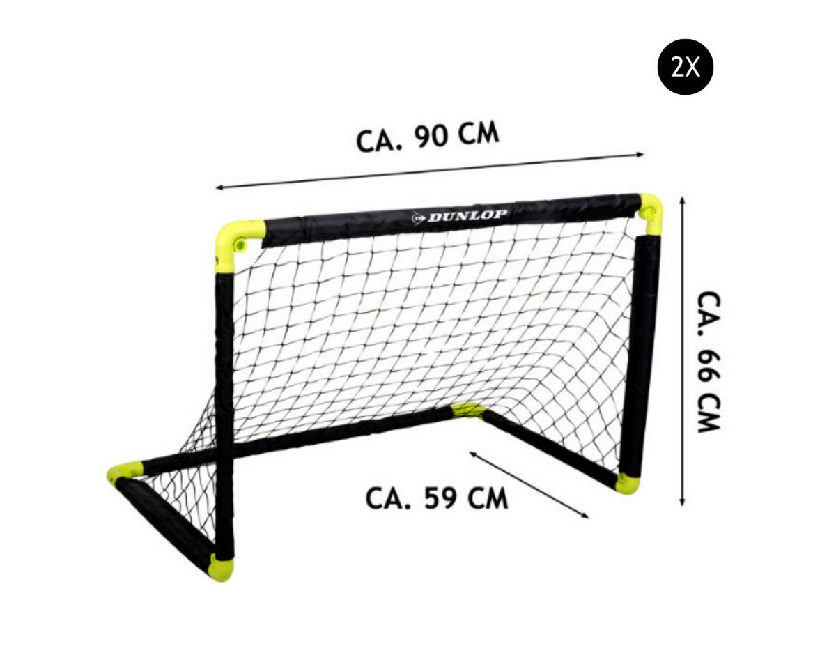 Dunlop Fußballtor Dunlop Fußballtore Set von 2 – Football Goal 90 × 59 × 61 cm Bild 3