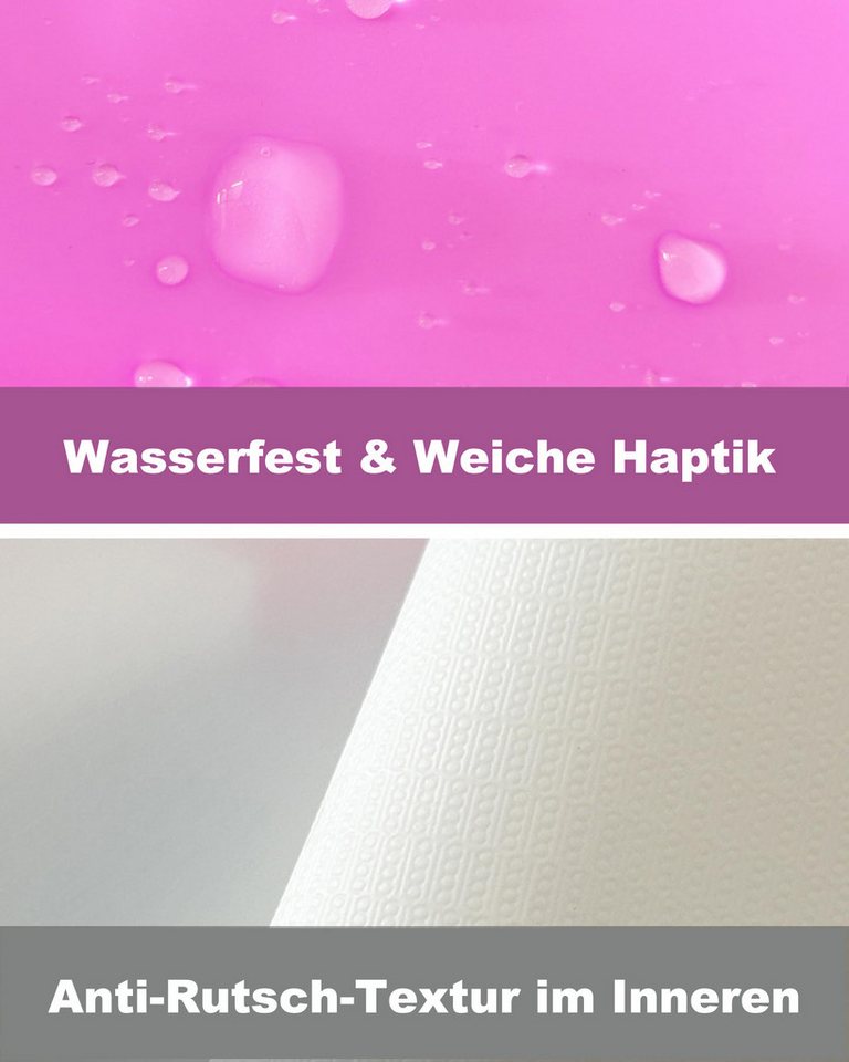 nsihing Badekappe Silikon Schwimmkappe – Elastische Badekappe rutschfest (1 St), für Damen & Herren, für lange und kurze Haare Bild 2