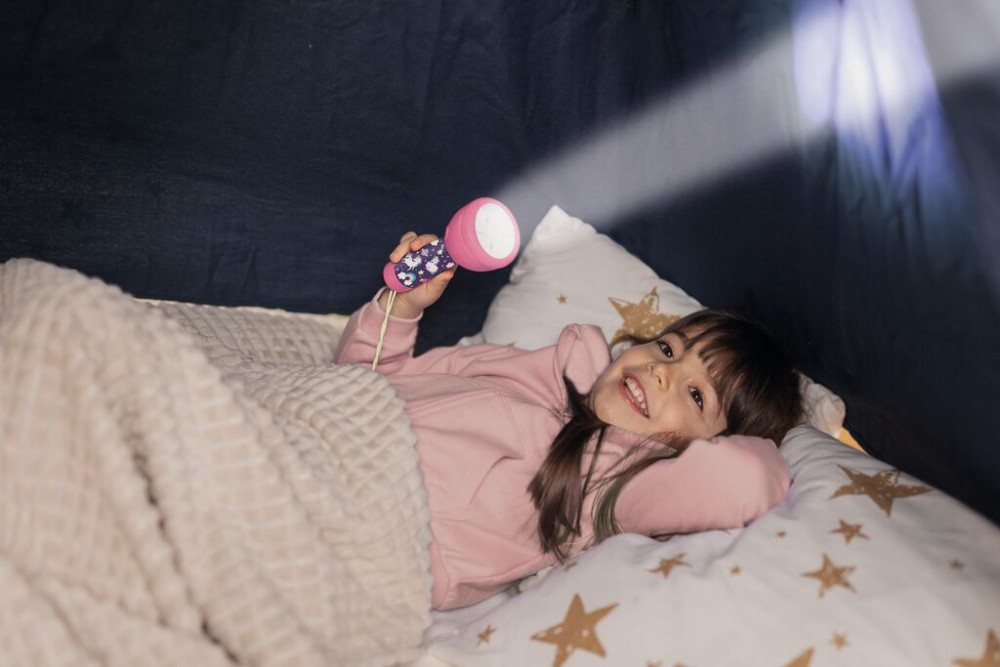 Moses. Verlag Taschenlampe Einhorn, kompakte und robuste Kindertaschenlampe mit 4 LEDs Bild 2