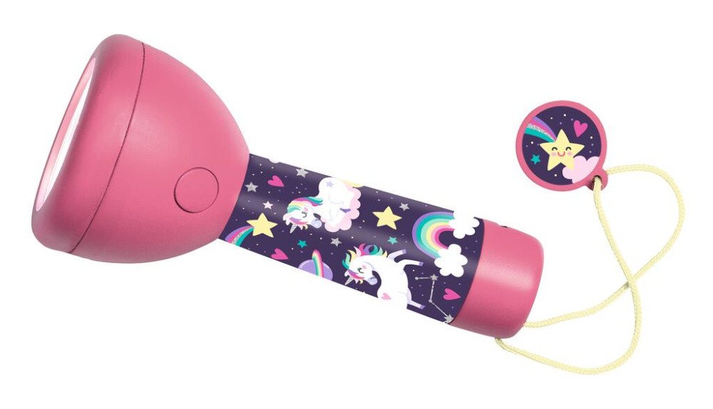 Moses. Verlag Taschenlampe Einhorn, kompakte und robuste Kindertaschenlampe mit 4 LEDs Bild 3