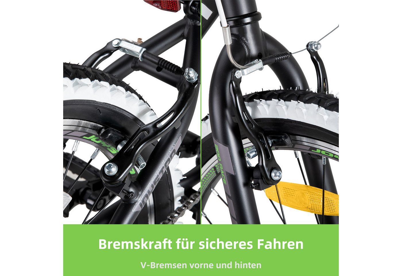 JOYSTAR Kinderfahrrad 20 Zoll fahrrad für Jungen Mädchen Alter von 5-16 Jahren Mountainbike, Hardtail Mountainbike für Kinder mit 1-Gang, Doppel-V-Bremse Bild 4