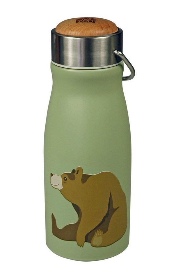 Capventure Trinkflasche The Zoo Edelstahl Kinder Isolierflasche Thermoskanne Thermosflasche