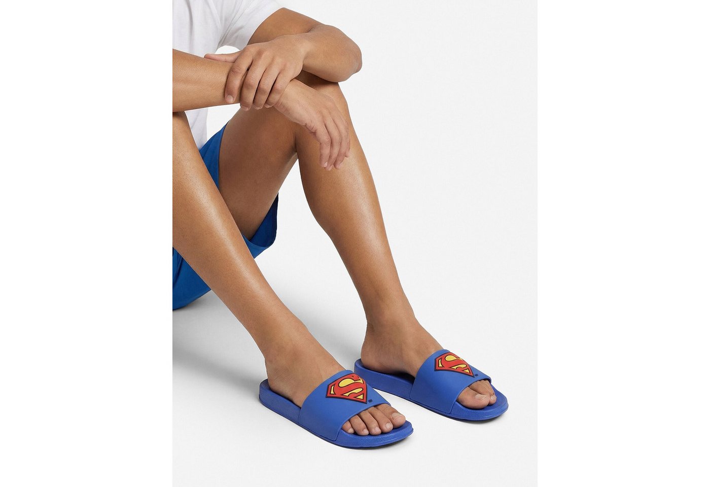 Superman Superman Herren-Flip-Flops Blau Badepantolette