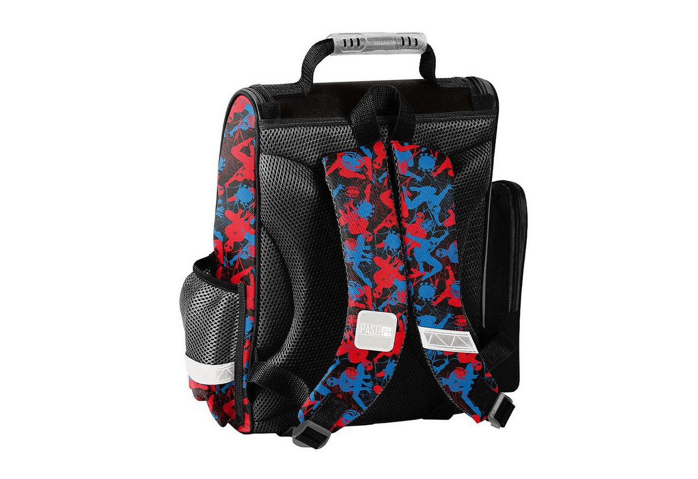 PASO Schulrucksack (Schulset, 6-tlg), Spider-Man, 6-tlg. Set, Schwarz Bild 5