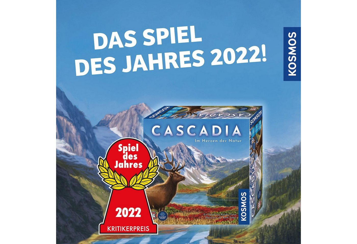Cascadia - im Herzen der Natur, Gesellschaftsspiel Bild 3