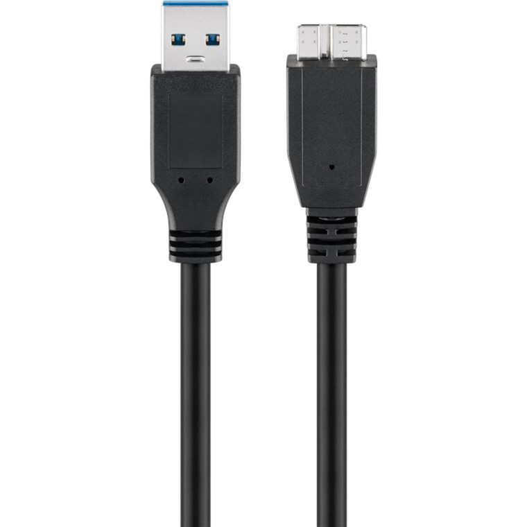 USB 3.2 Gen 1 Kabel, USB-A Stecker > Micro-USB Stecker (Typ B)
