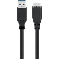 USB 3.2 Gen 1 Kabel, USB-A Stecker > Micro-USB Stecker (Typ B) Bild 2