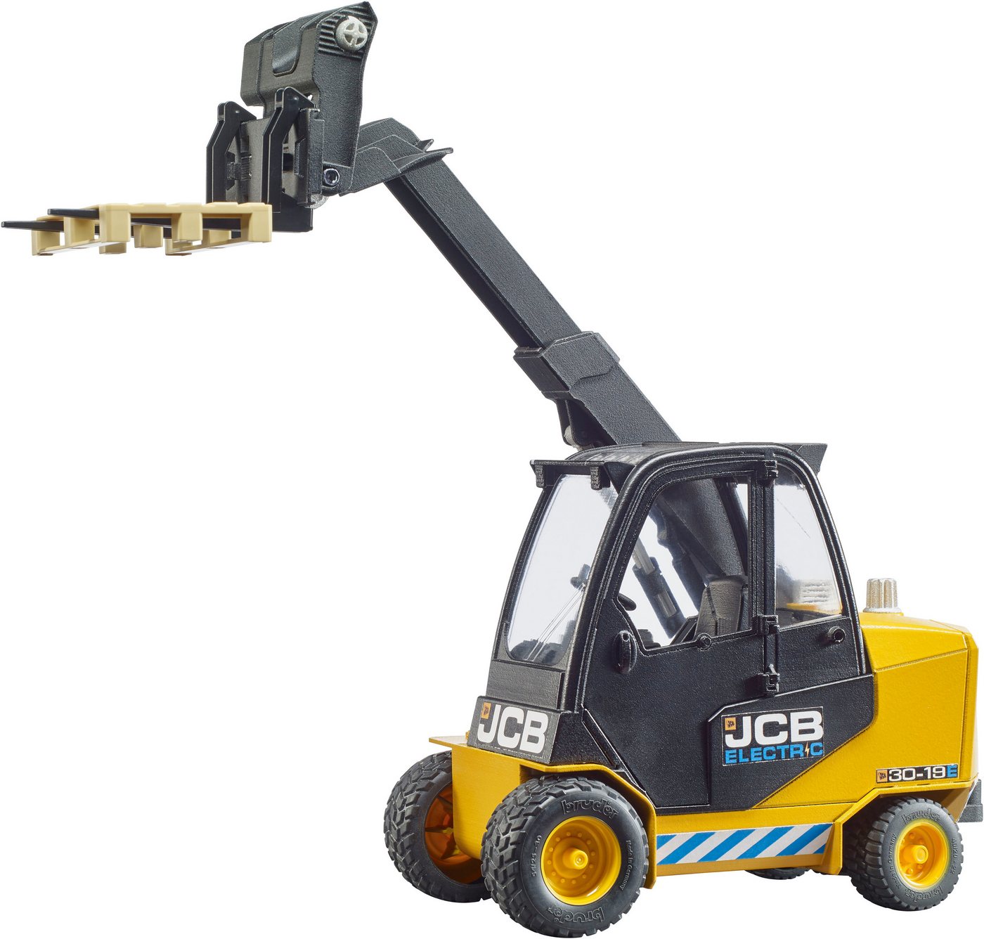 JCB Teletruk mit Palette, Modellfahrzeug