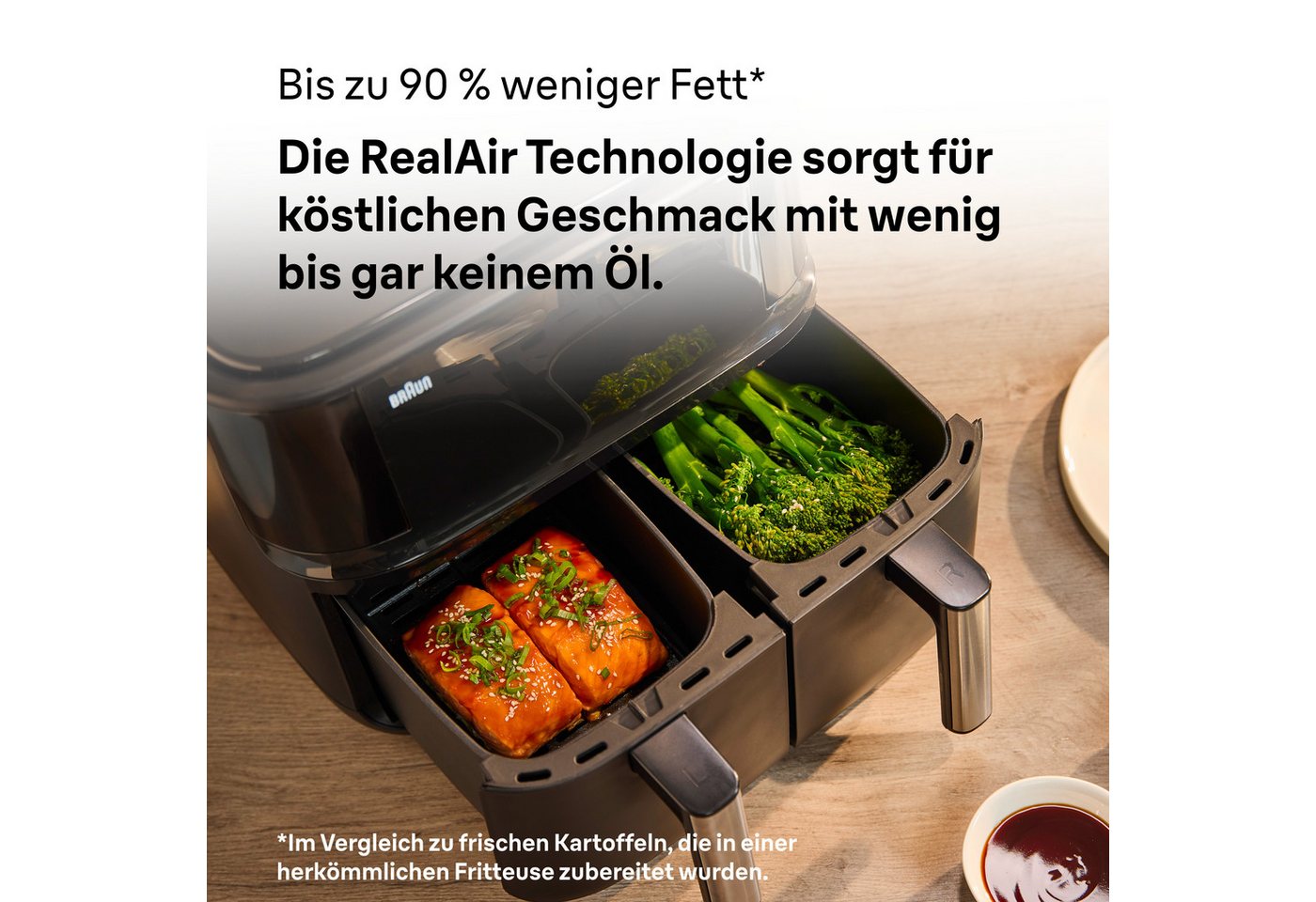 Heißluftfritteuse TwinCook 3, TD 3030I Bild 4