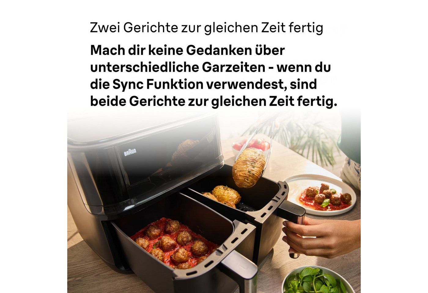 Heißluftfritteuse TwinCook 3, TD 3030I Bild 5