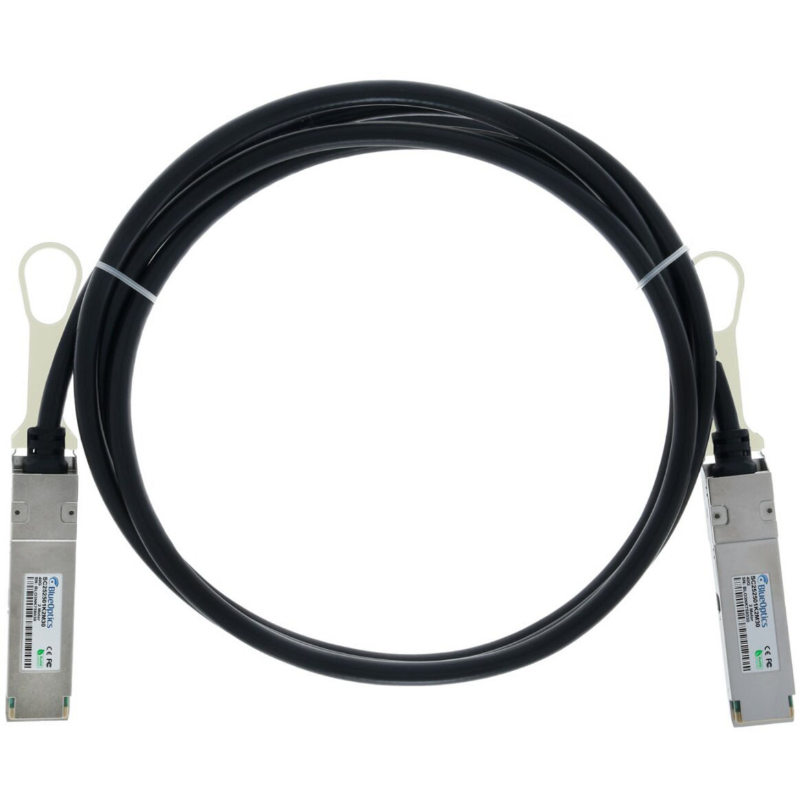 BlueLAN Direct Attach Kabel kompatibel zu Huawei QSFP-40G-CU2M QSFP