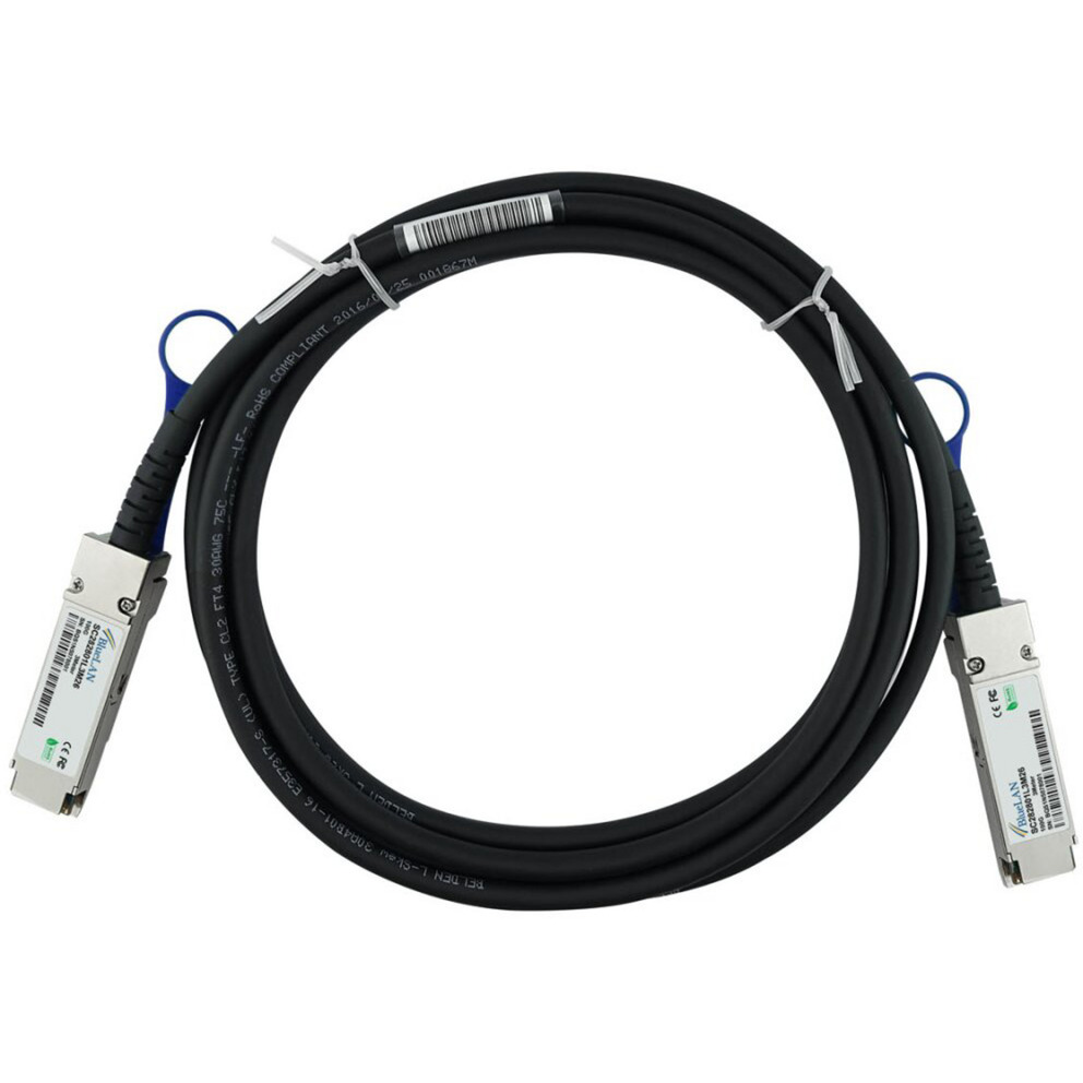 BlueLAN Direct Attach Kabel kompatibel zu Huawei QSFP28-100G-CU3M