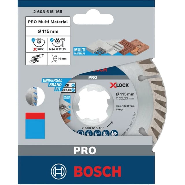 PRO Diamanttrennscheibe X-LOCK MultiMaterial, Ø 125 mm