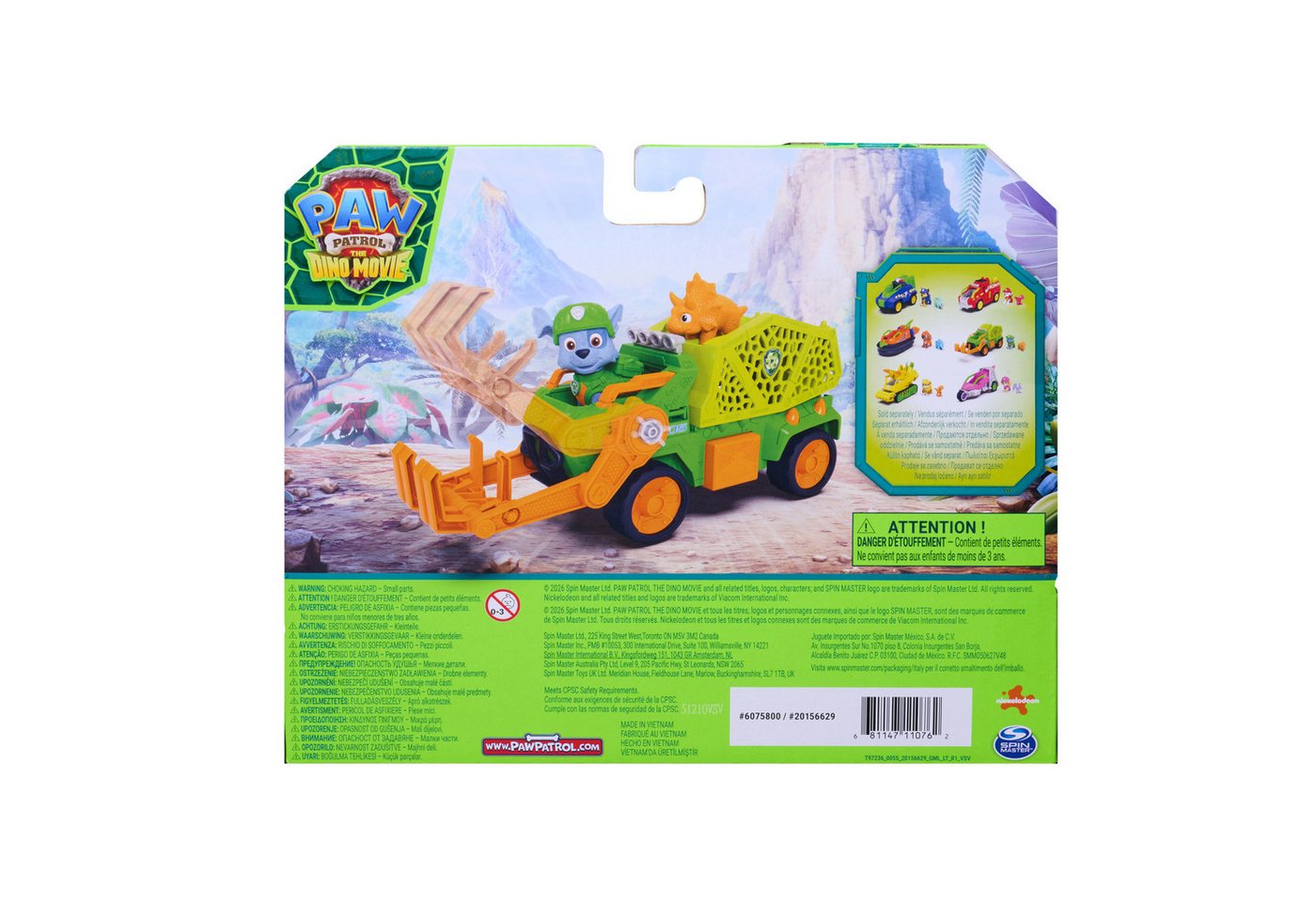 Paw Patrol: Der Dino Film - Rockys Dino-Rettungs-Recycler, Spielfahrzeug Bild 2