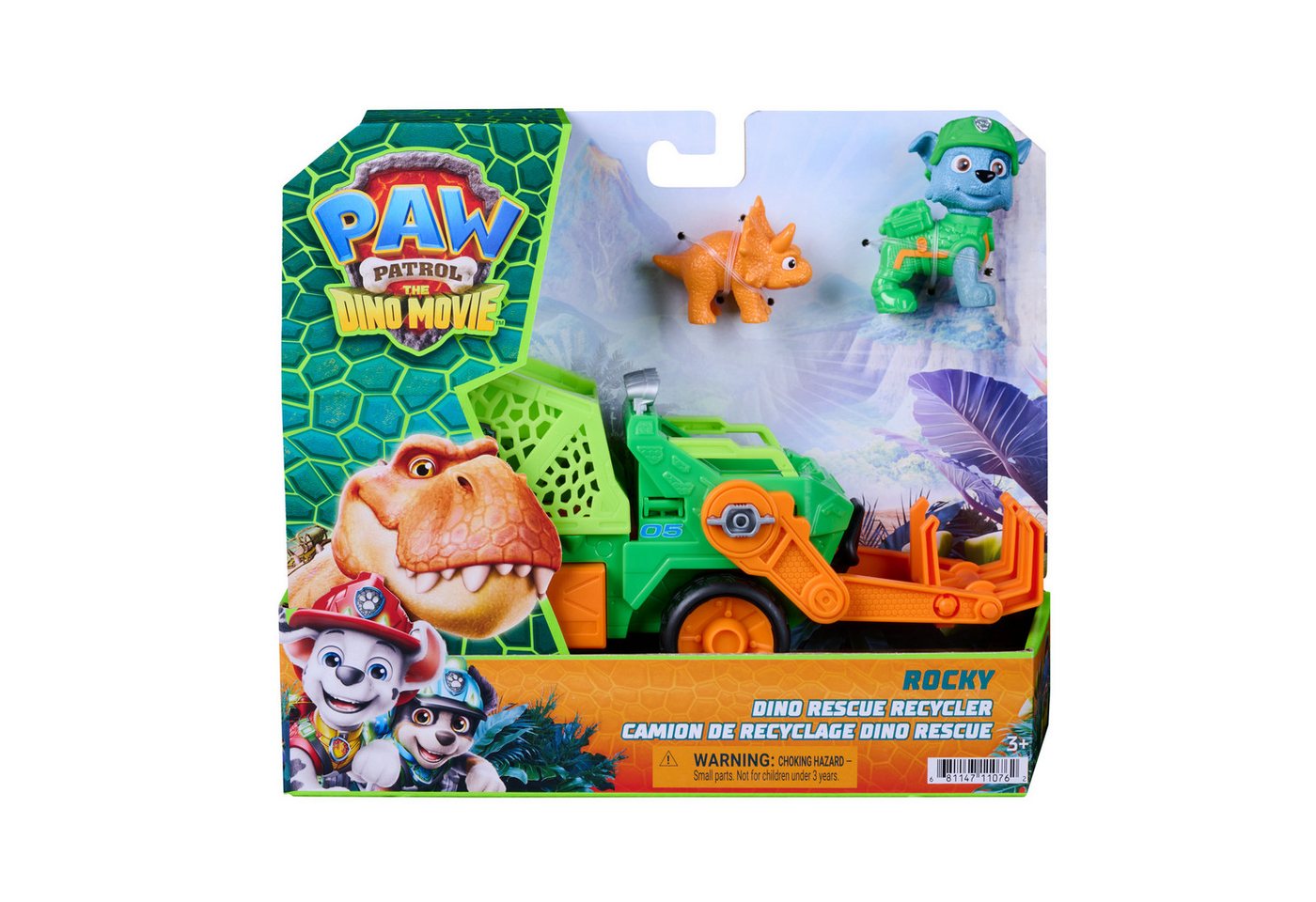 Paw Patrol: Der Dino Film - Rockys Dino-Rettungs-Recycler, Spielfahrzeug Bild 5